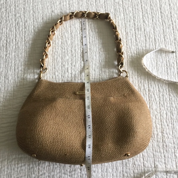 Eric Javits raffia chain link shoulder bag - Picture 9 of 14